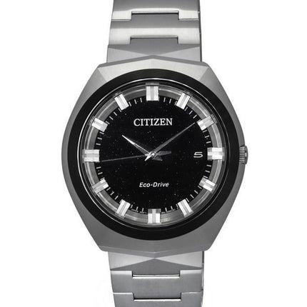 Citizen Eco-Drive 365 ruostumattomasta teräksestä valmistettu musta kellotaulu BN1014-55E 100M miesten kello