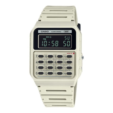 Casio POP Vintage -laskin Digitaalinen harmaa biopohjainen hartsihihna kvartsi CA-53WB-8B Unisex kello