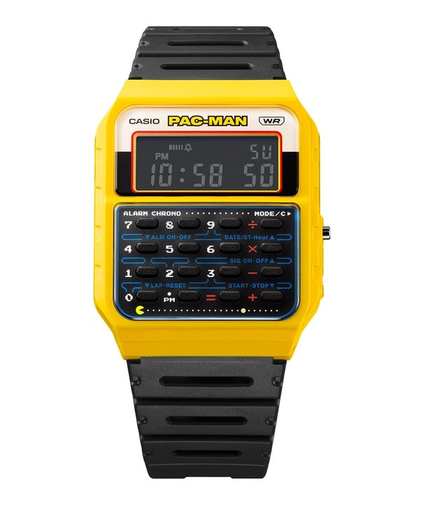 Casio Standard Digital PAC-MAN Collaboration Biopohjainen hartsihihna Quartz CA-53WPC-1B Unisex kello