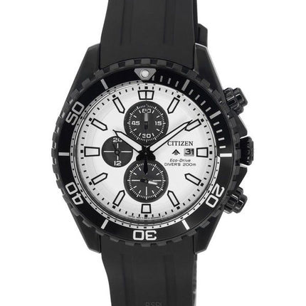 Citizen Promaster Marine Eco-Drive Chronograph White Dial Diver's CA0825-05A 200M miesten kello