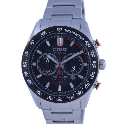 Citizen Aviator Chronograph Black Dial Eco-Drive CA4484-88E 100M miesten kello