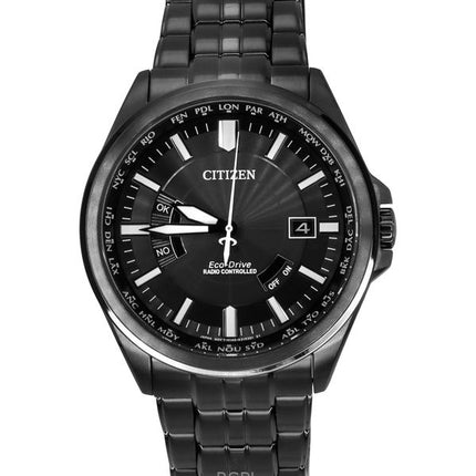 Citizen Collection Night Color Edition radio-ohjattu musta kellotaulu Eco-Drive CB0294-54E 100M miesten kello