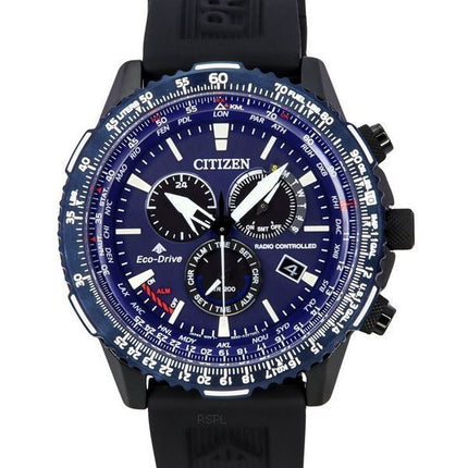 Citizen Promaster Sky AT Radio-ohjattu kronografi Blue Dial Eco-Drive Diver&#39,s CB5006-02L 200M miesten kello