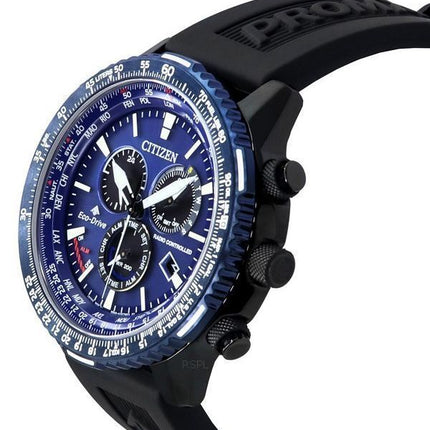 Citizen Promaster Sky AT Radio-ohjattu kronografi Blue Dial Eco-Drive Diver&#39,s CB5006-02L 200M miesten kello