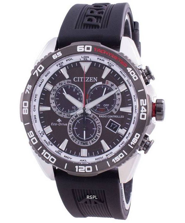 Citizen Promaster Radio-ohjattu maailmanajan Eco-Drive CB5036-10X 200M miesten kello