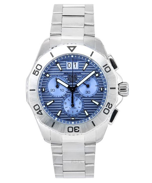 Tag Heuer Aquaracer Professional 200 Date Chronograph Sunray Blue Dial Quartz Diver&#39,s CBP1112.BA0627 200M Miesten kello