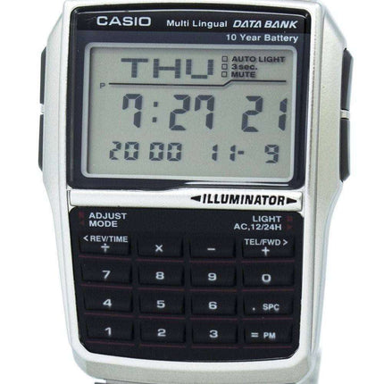 Casio Youth Digital Data Bank 5 -hälytys monikielisellä DBC-32D-1ADF DBC-32D-1 miesten kello