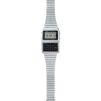 Casio Digital ruostumattomasta teräksestä tietopankki monikielinen DBC 611 1DF DBC-611-1 Miesten kello