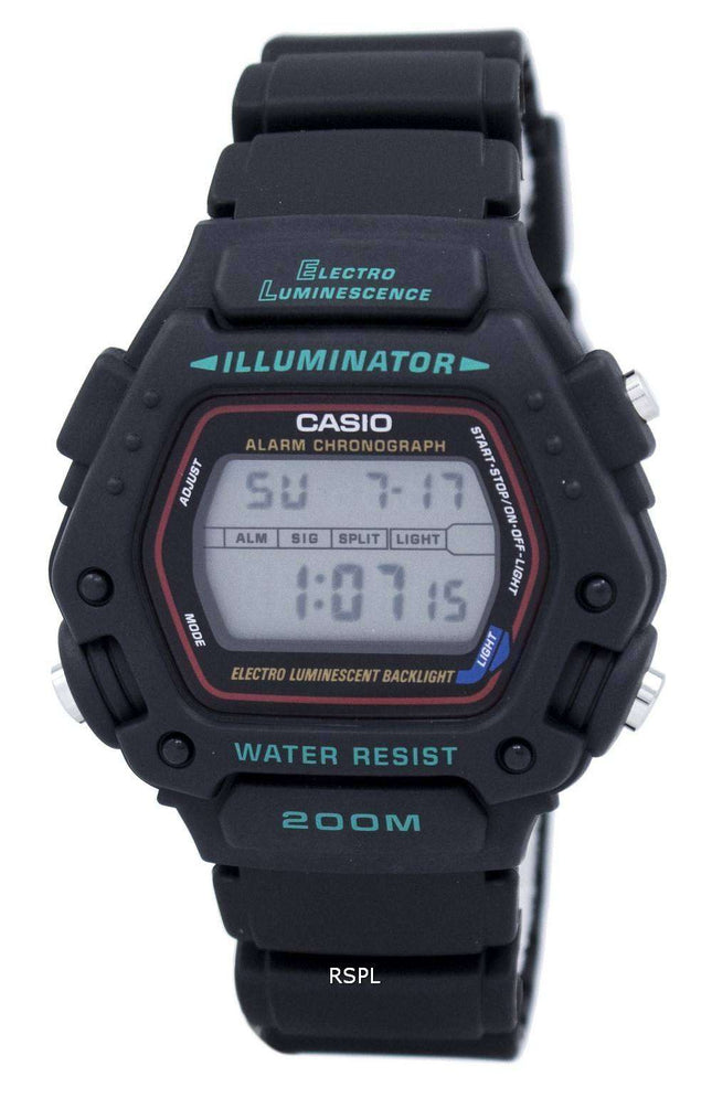 Casio digitaalinen klassinen hälytyskello WR200M DW-290-1VS DW-290-1 miesten kello