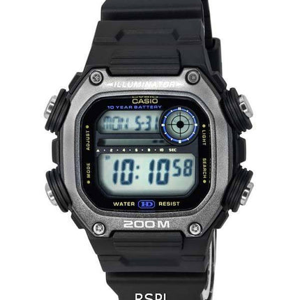 Casio Digital Sports Hartsihihna Kvartsi DW-291HX-1A DW291HX-1 200M Miesten kello