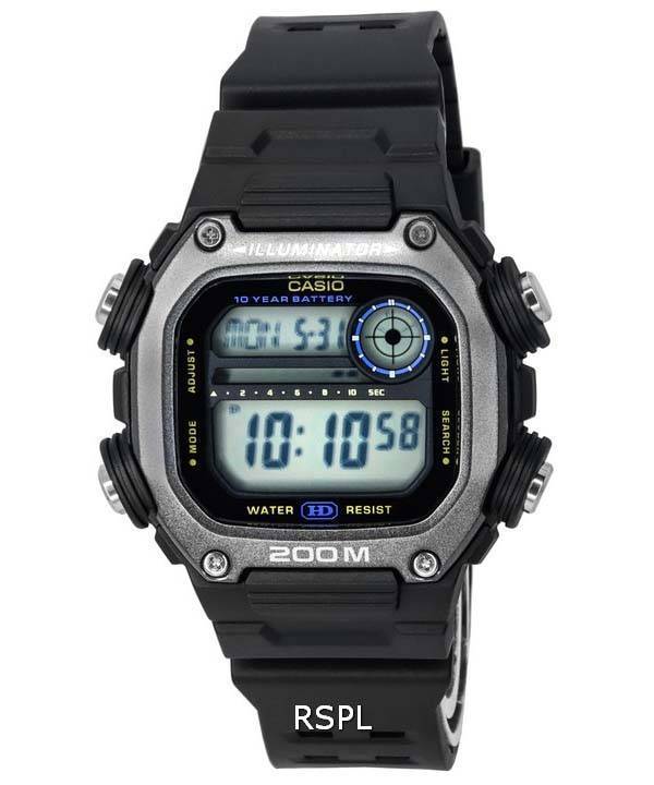 Casio Digital Sports Hartsihihna Kvartsi DW-291HX-1A DW291HX-1 200M Miesten kello