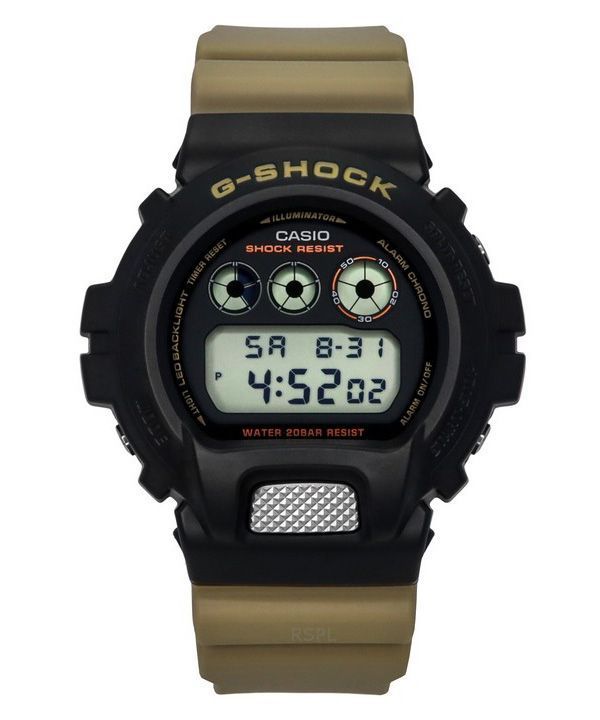 Casio G-Shock digitaalinen hartsihihna musta kellotaulu kvartsi DW-6900TU-1A5 200M miesten kello