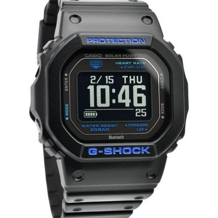 Casio G-Shock G-Squad digitaalinen älypuhelinlinkki Bluetooth Biopohjainen Hartsi Solar DW-H5600-1A2 200M miesten kello