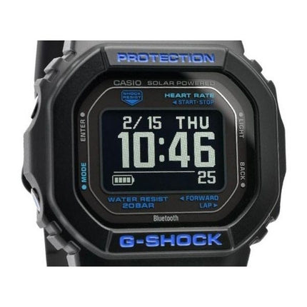 Casio G-Shock G-Squad digitaalinen älypuhelinlinkki Bluetooth Biopohjainen Hartsi Solar DW-H5600-1A2 200M miesten kello