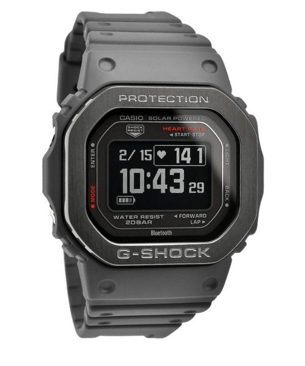 Casio G-Shock G-Squad digitaalinen älypuhelinlinkki Bluetooth Biopohjainen Hartsi Solar DW-H5600MB-8 200M miesten kello