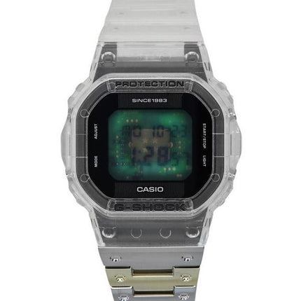 Casio G-Shock 40th Anniversary Limited Edition Digital Clear Remix läpinäkyvä kvartsi DWE-5640RX-7 200M miesten kello