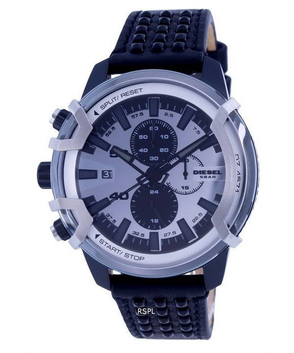 Diesel Griffed Chronograph Nahkakvartsi DZ4571 Miesten kello