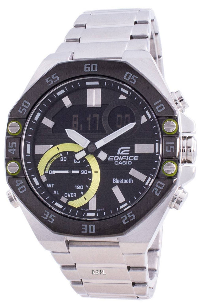 Casio Edifice World Time Mobile Link ECB-10DB-1A ECB10DB-1 100M miesten kello