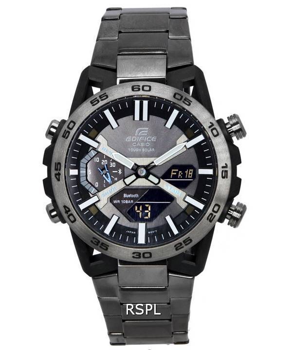 Casio Edifice Sospensione Analog Digital Solar ECB-2000DC-1A ECB2000DC-1 100 m miesten kello