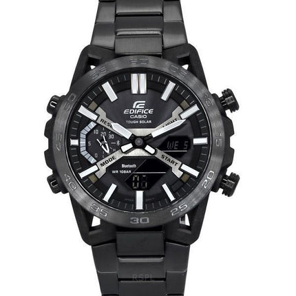 Casio Edifice Sospensione Analoginen digitaalinen älypuhelinlinkki Tough Solar ECB-2000DC-1B 100M miesten kello