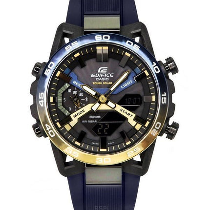 Casio Edifice Sospensione Nighttime Drive Analoginen digitaalinen älypuhelinlinkki Tough Solar ECB-2000NP-1A 100M miesten kello