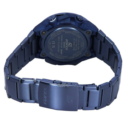 Casio Edifice Windflow Analog Digital Cool Blue Edition älypuhelinlinkki sininen kellotaulu Solar ECB-2200CB-2 100M miesten kell