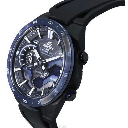 Casio Edifice Windflow Analoginen digitaalinen älypuhelinlinkki musta kellotaulu Tough Solar ECB-2200PB-1A 100M miesten kello