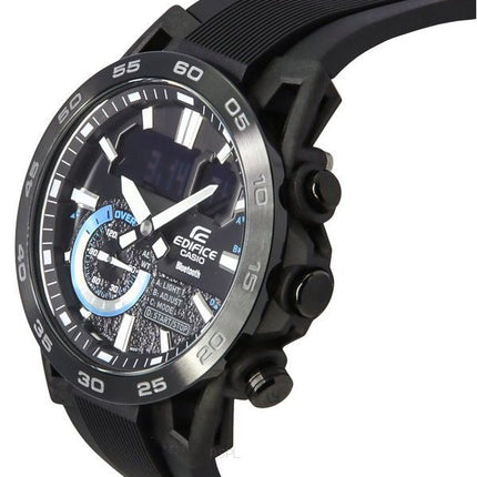 Casio Edifice Sospensione Smartphone Link Bluetooth Analoginen digitaalinen musta kellotaulu kvartsi ECB-40PB-1A 100M miesten ke