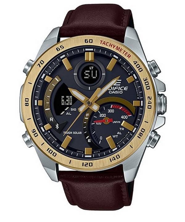 Casio Edifice Smartphone Link Chronograph Analog Digital Tough Solar ECB-900GL-1A ECB900GL-1 100M miesten kello