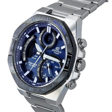 Casio Edifice Analoginen digitaalinen mobiililinkki sininen kellotaulu Tough Solar ECB-950DB-2A 100M miesten kello