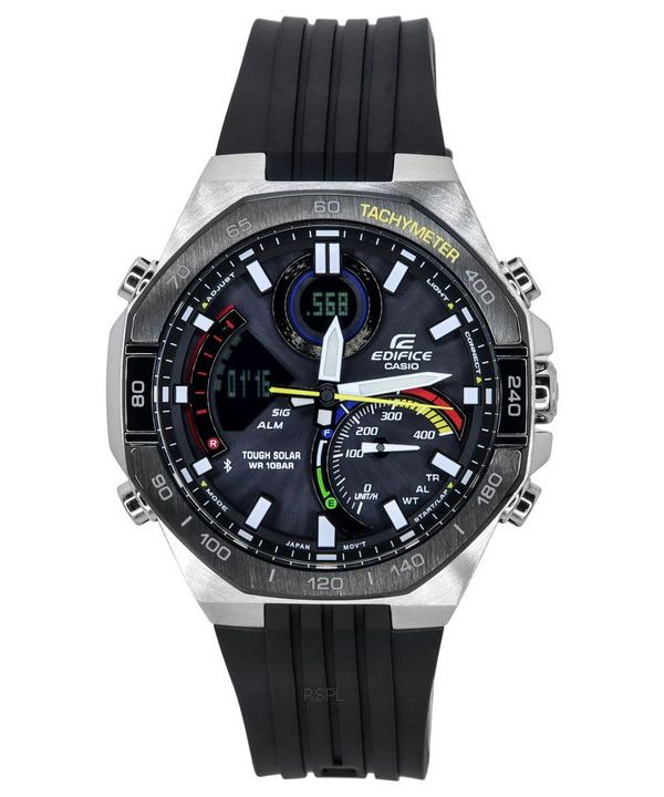 Casio Edifice Analog Digital Mobiililinkki Musta Dial Tough Solar ECB-950MP-1A 100M Miesten kello