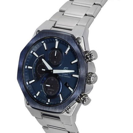 Casio Edifice Analog Slim Line Sapphire Crystal Chronograph Blue Kellotaulu Solar EFS-S570DB-2A 100M Miesten kello