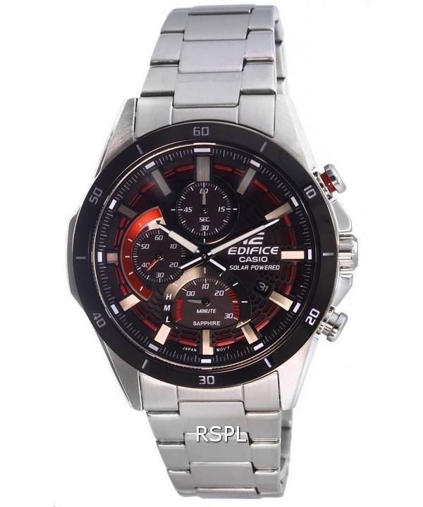 Casio Edifice Chronograph Analoginen aurinkoenergialla toimiva EFS-S610DB-1AV EFSS610DB-1 100M miesten kello