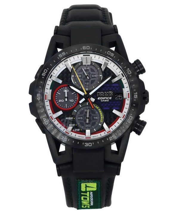 Casio Edifice Sospensione Analoginen TOM:n 50-vuotisjuhlapainos musta kellotaulu solar EFS-S641TMS-1A 100M miesten kello