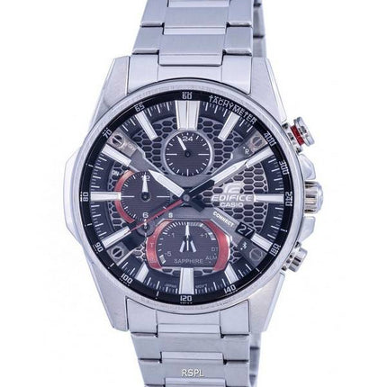 Casio Edifice Mobile Link Analog Solar EQB-1200D-1A EQB1200D-1 100M miesten kello