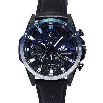 Casio Edifice Nighttime Drive Series Analog Chronograph Black Dial Solar EQS-940NL-1A 100M miesten kello