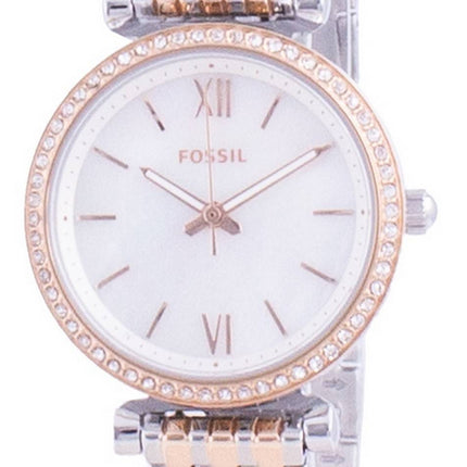 Fossil Carlie Mini Diamond aksentti kvartsi ES4649 naisten kello