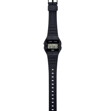 Casio POP digitaalinen musta biopohjainen hartsihihna kvartsi F-91WB-1A unisex kello