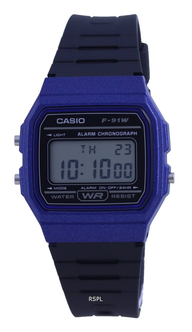 Casio Youth Resin Digital F-91WM-2A F91WM-2 Unisex-kello