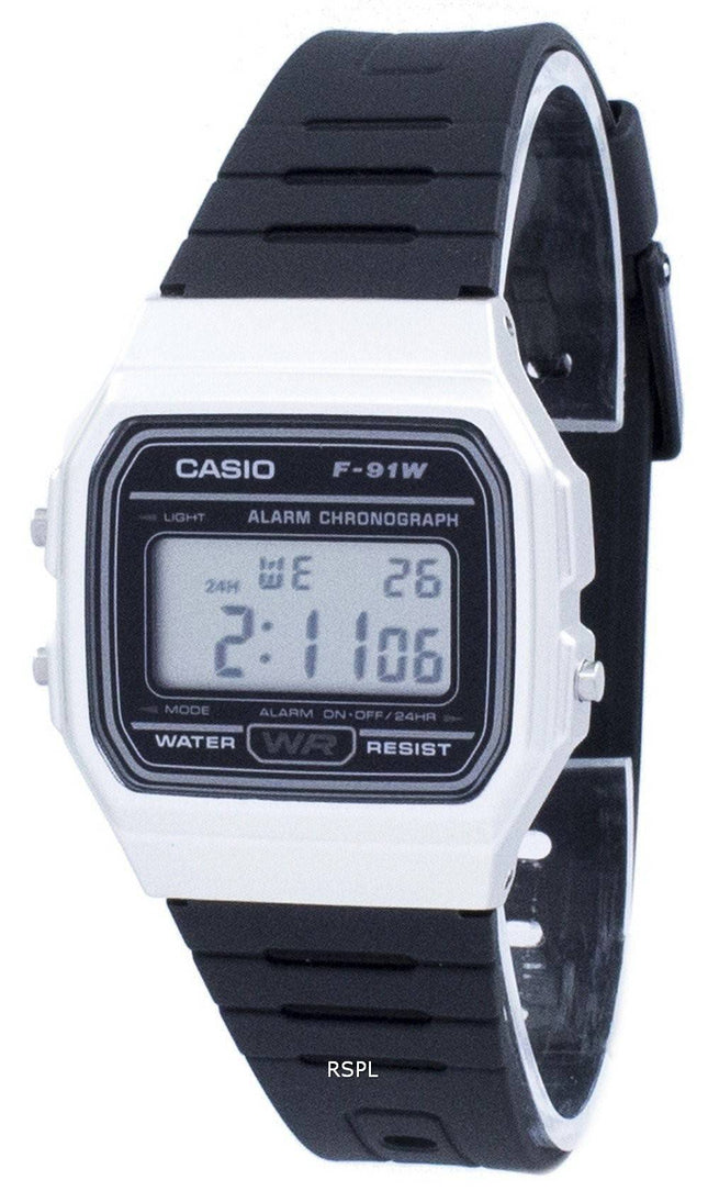 Casio Vintage Chronograph hälytys Digital 7A/91WM/F F91WM-7A Unisex kello