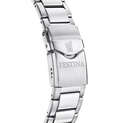 Festina Classics ruostumattomasta teräksestä valmistettu musta kellotaulu kvartsisukelluksen F20665-3 200M miesten kello lahjahi