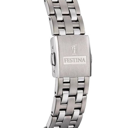 Festina Titanium Grey Dial Quartz F20696-2 100M miesten kello