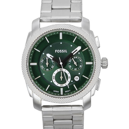 Fossil Machine Chronograph ruostumaton teräs vihreä kellotaulu kvartsi FS6079 miesten kello