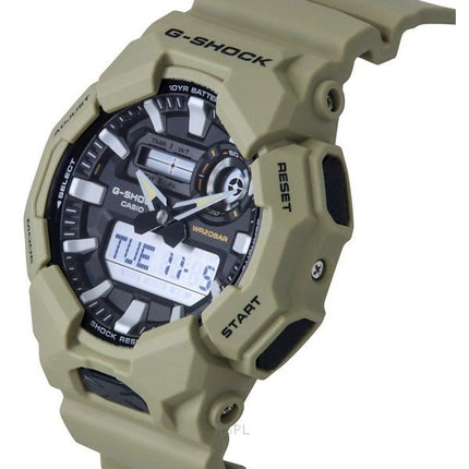 Casio G-Shock analoginen digitaalinen biopohjainen hartsihihna musta kellotaulu kvartsi GA-010-5A 200M miesten kello