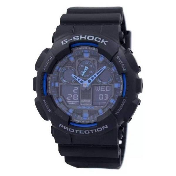 Casio G-Shock maailman hälytys GA-100-1A2 GA-100 miesten kello