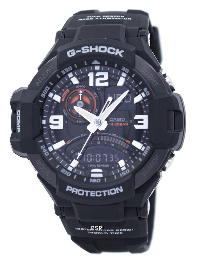 Casio G-Shock GRAVITYMASTER hengen anturi GA-1000-1A Miesten kello