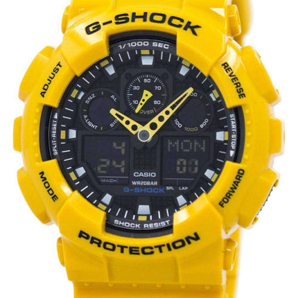 Casio G-Shock GA-100A-9ADR GA100A-9ADR nopeuden osoittimen hälytys miesten kello