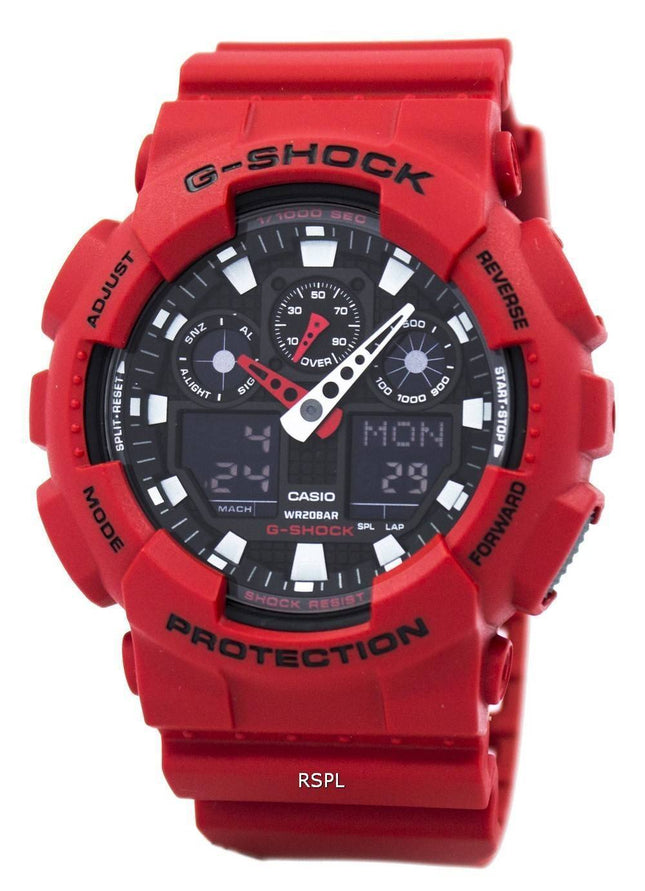 Casio G-Shock GA-100B-4A-analoginen-digitaalinen Kello