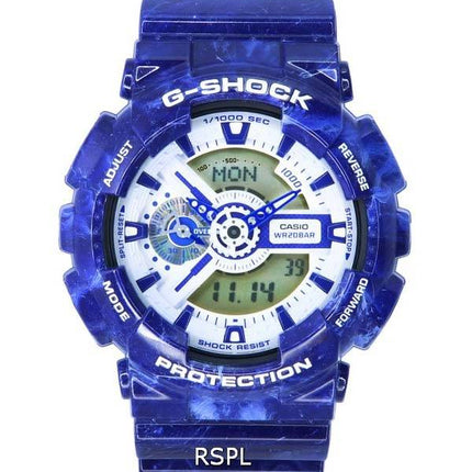 Casio G-Shock posliinianaloginen digitaalinen kvartsi GA-110BWP-2A GA110BWP-2 200M miesten kello