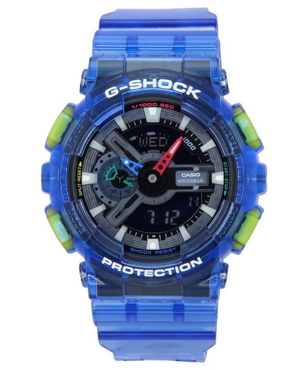 Casio G-Shock Analog Digital Joy Topia -sarjan läpikuultava kvartsi GA-110JT-2A 200M miesten kello